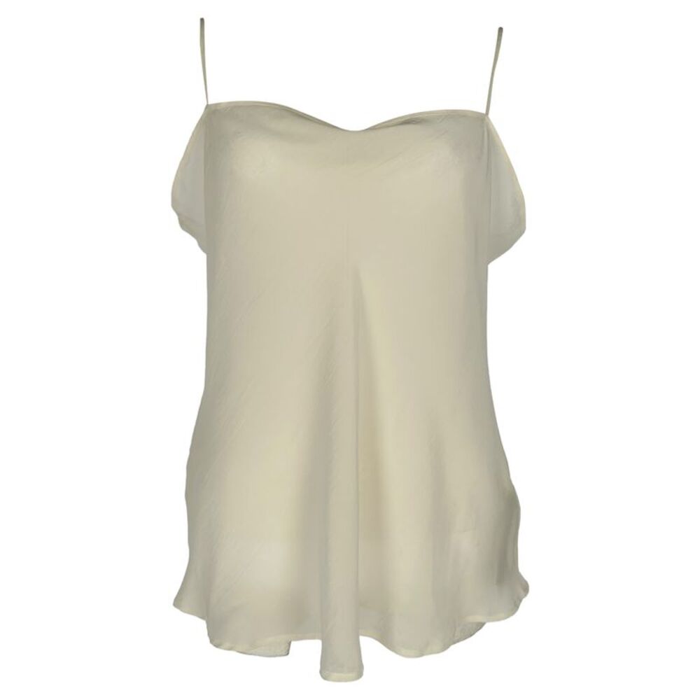 Burberry Camisole Top in White Rayon